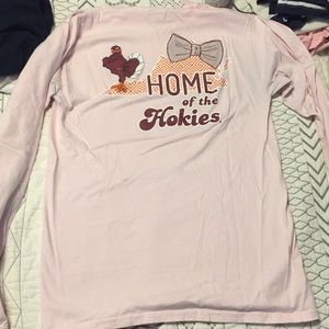 long sleeve virginia tech hokies shirt.